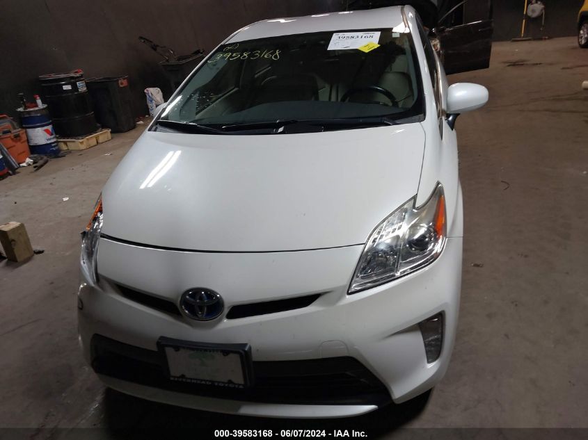 2015 Toyota Prius Four VIN: JTDKN3DU4F0439185 Lot: 39583168