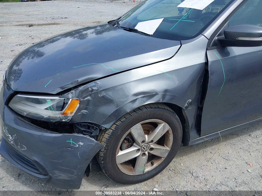 2012 Volkswagen Jetta 2.5L Se VIN: 3VWDP7AJ0CM117556 Lot: 39583238