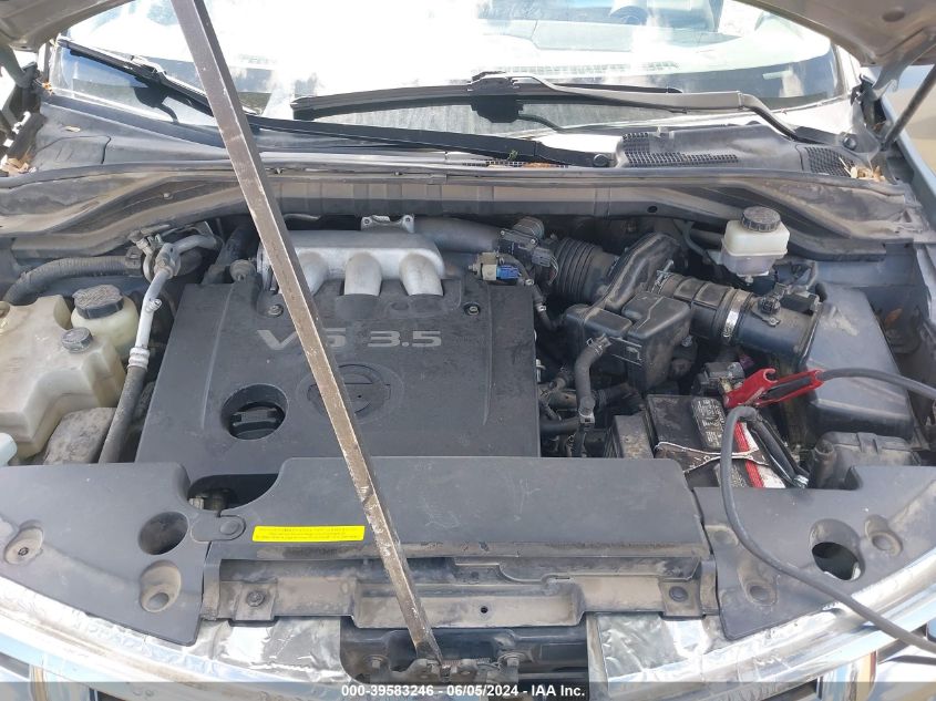 2005 Nissan Murano Se VIN: JN8AZ08W95W440696 Lot: 39583246