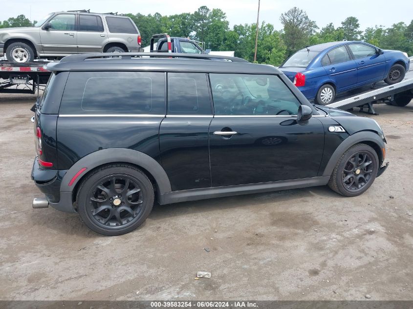 2009 Mini Cooper S Clubman VIN: WMWMM33549TP74758 Lot: 39583254