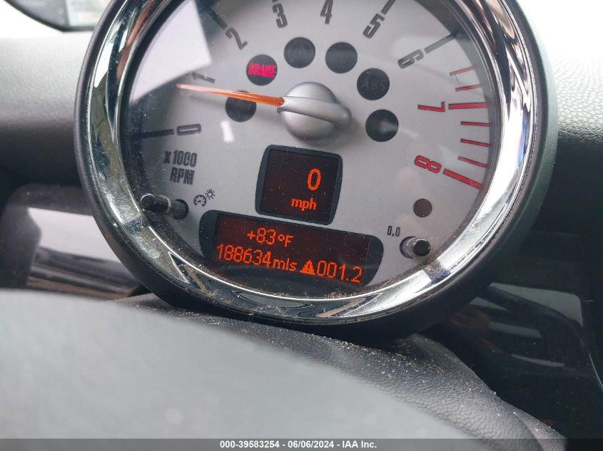 2009 Mini Cooper S Clubman VIN: WMWMM33549TP74758 Lot: 39583254