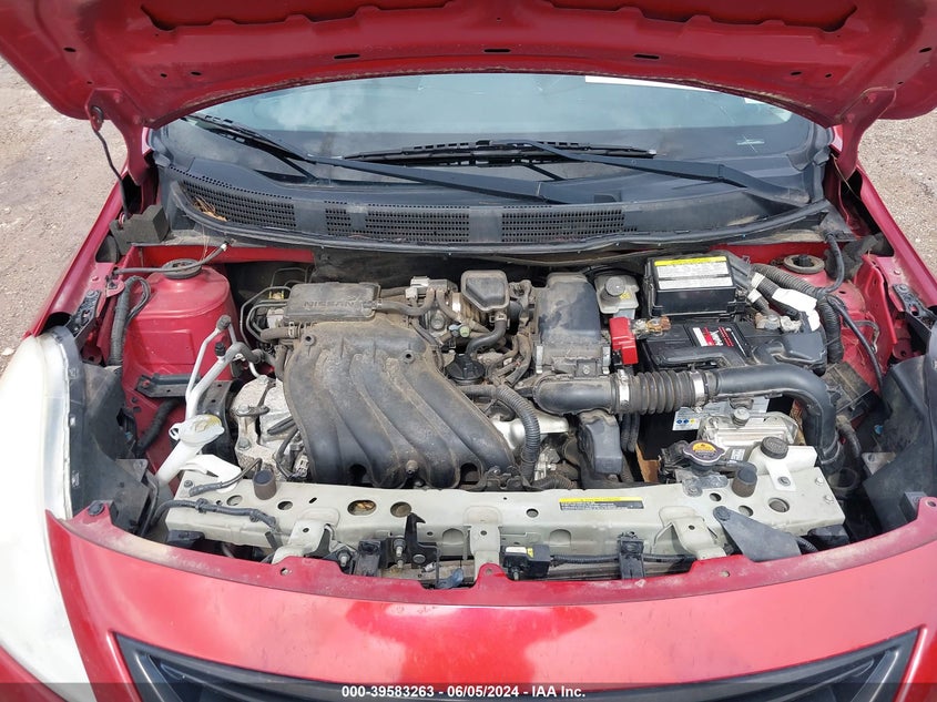 2013 Nissan Versa 1.6 S+ VIN: 3N1CN7AP0DL871592 Lot: 39583263