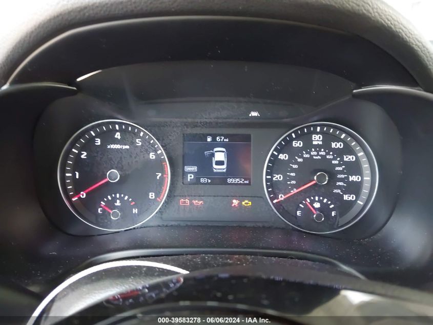 2019 Kia Forte Lxs VIN: 3KPF24AD7KE117212 Lot: 39583278