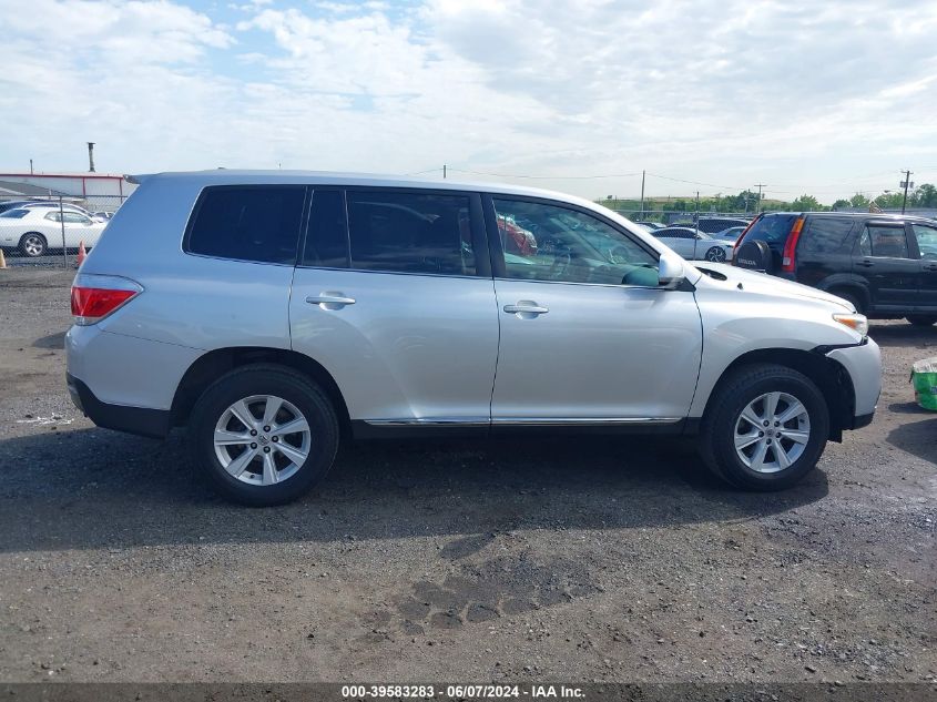 2012 Toyota Highlander VIN: 5TDZA3EH3CS026727 Lot: 39583283