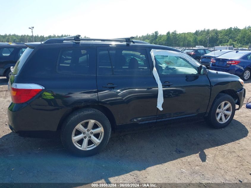 2010 Toyota Highlander Base V6 VIN: 5TDBK3EHXAS036425 Lot: 39583284