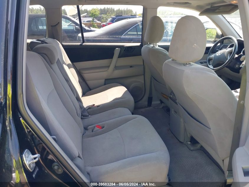 2010 Toyota Highlander Base V6 VIN: 5TDBK3EHXAS036425 Lot: 39583284