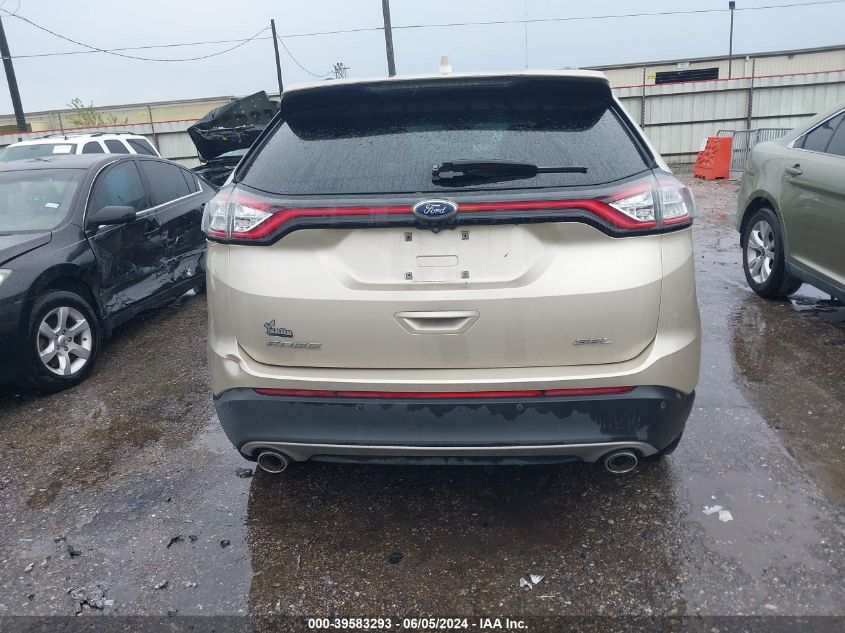 2018 Ford Edge Sel VIN: 2FMPK3J84JBC26777 Lot: 39583293