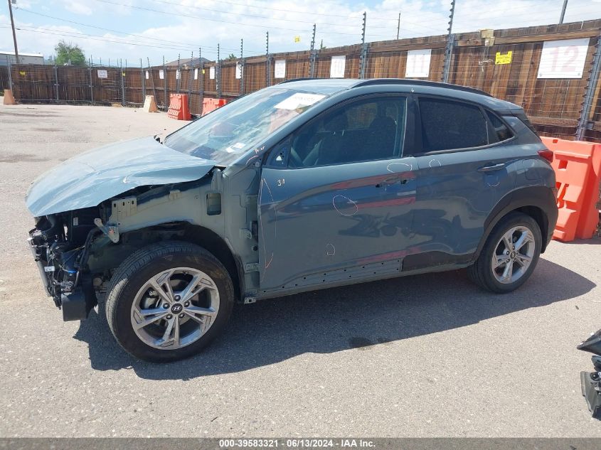 2022 Hyundai Kona Sel VIN: KM8K62ABXNU903853 Lot: 39583321