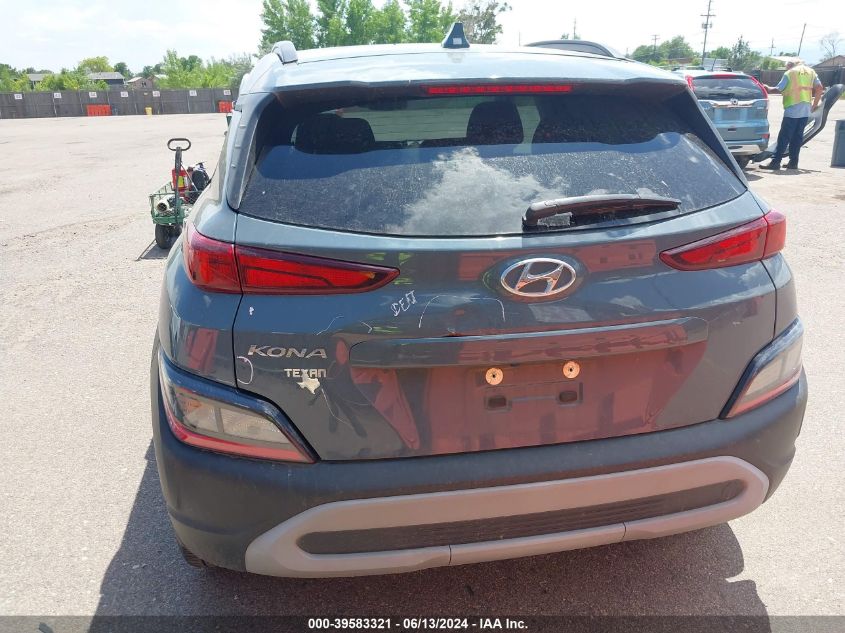 2022 Hyundai Kona Sel VIN: KM8K62ABXNU903853 Lot: 39583321