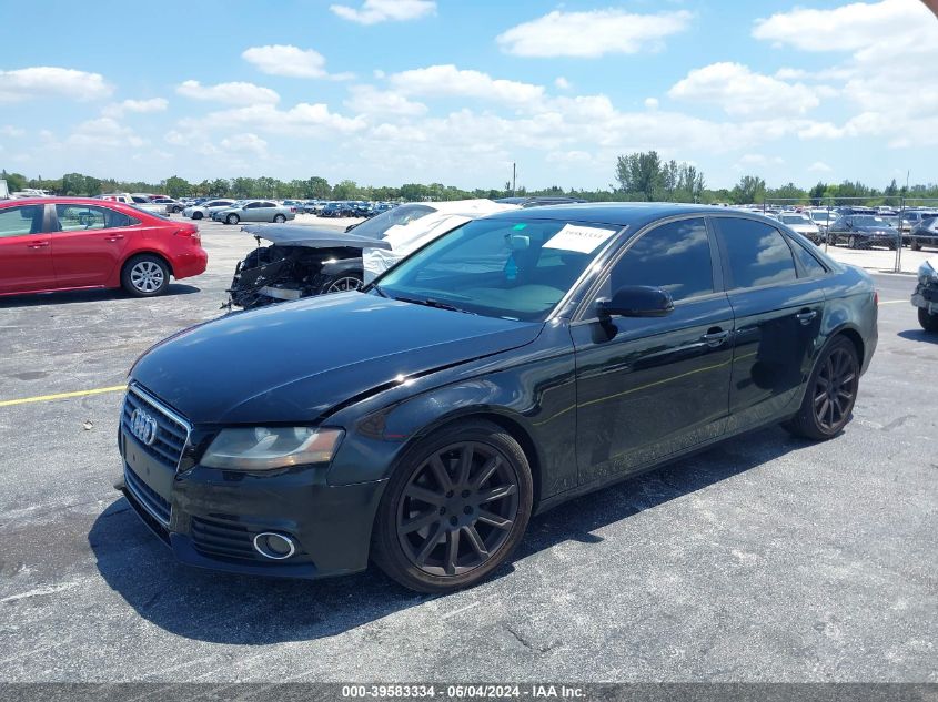 2010 Audi A4 2.0T Premium VIN: WAUAFAFL5AN069410 Lot: 39583334