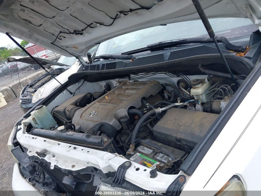 2010 Toyota Tundra Grade 5.7L V8 VIN: 5TFRY5F10AX091082 Lot: 39583335