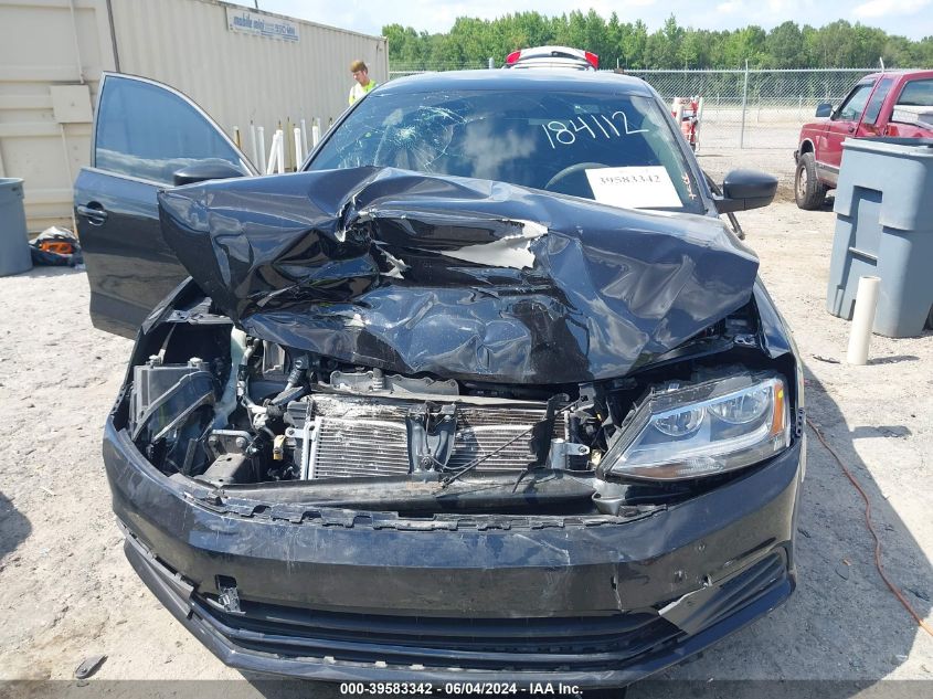 2016 Volkswagen Jetta 1.4T S VIN: 3VW267AJ8GM381916 Lot: 39583342