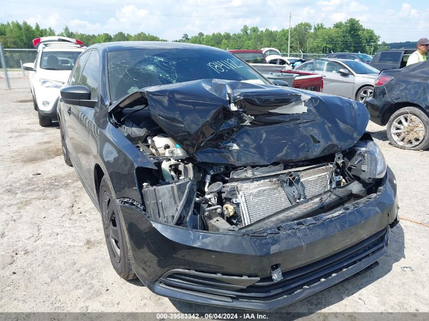 2016 Volkswagen Jetta 1.4T S VIN: 3VW267AJ8GM381916 Lot: 39583342