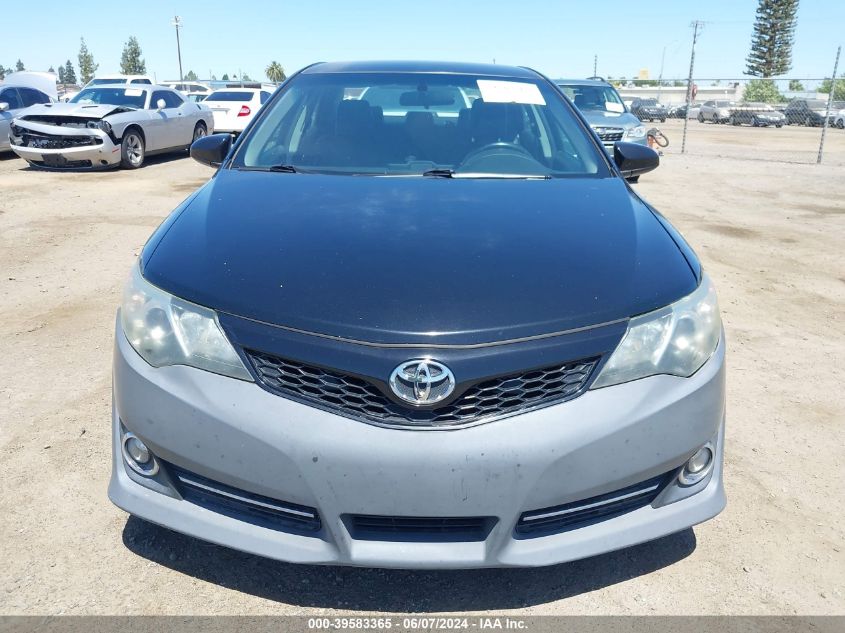 2012 Toyota Camry Se VIN: 4T1BF1FK4CU105249 Lot: 39583365