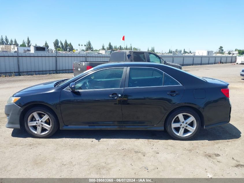 2012 Toyota Camry Se VIN: 4T1BF1FK4CU105249 Lot: 39583365