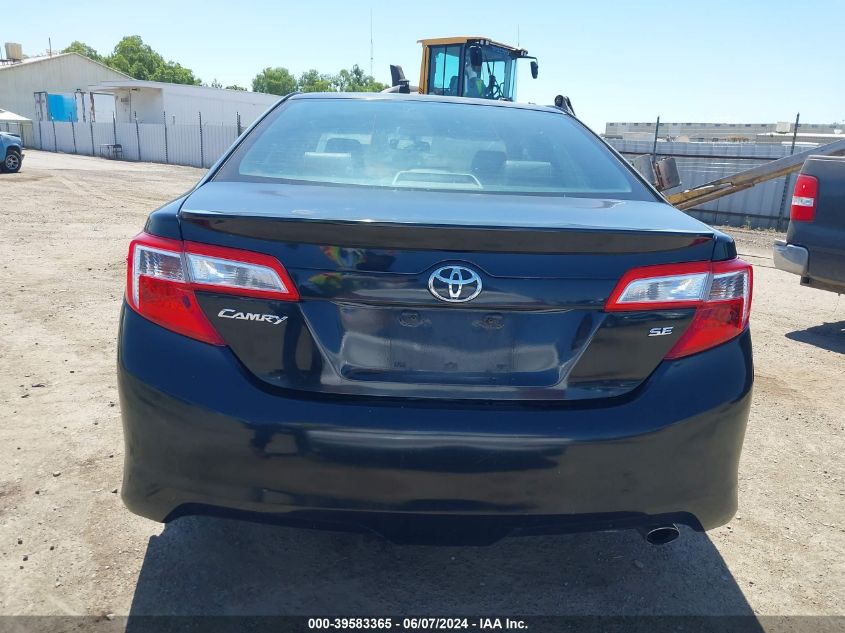 2012 Toyota Camry Se VIN: 4T1BF1FK4CU105249 Lot: 39583365