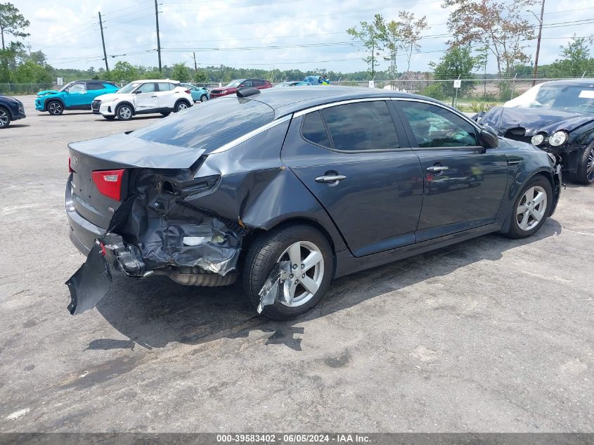 2015 Kia Optima Lx VIN: KNAGM4A73F5647152 Lot: 39583402