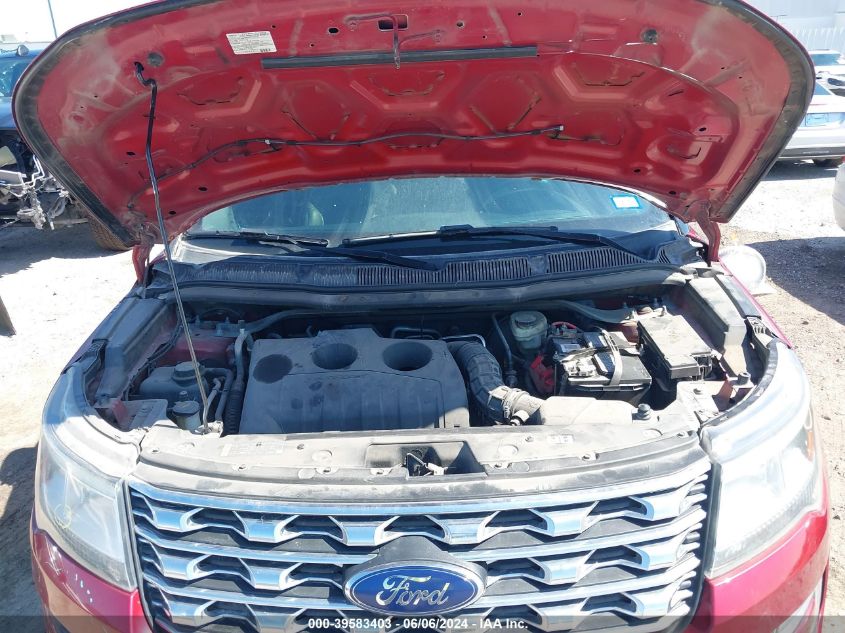 2016 Ford Explorer Limited VIN: 1FM5K7FH9GGC32910 Lot: 39583403