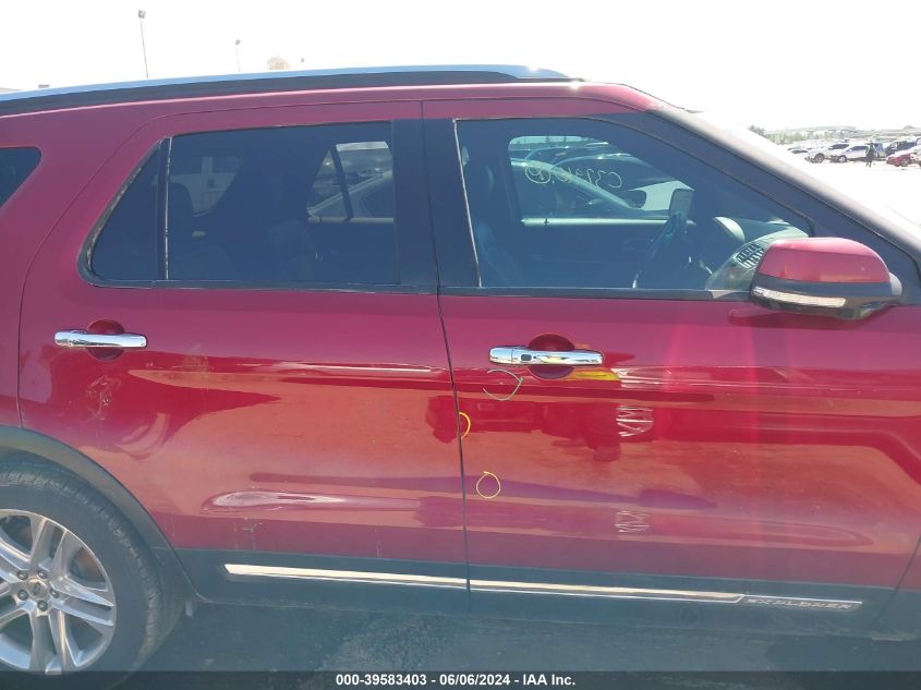 2016 Ford Explorer Limited VIN: 1FM5K7FH9GGC32910 Lot: 39583403