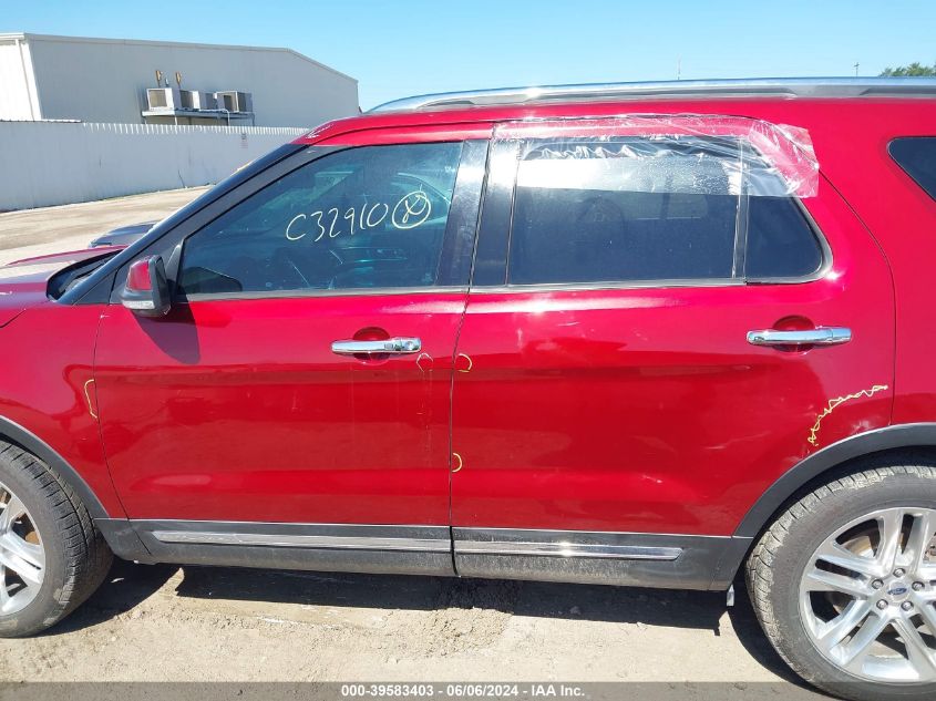 2016 Ford Explorer Limited VIN: 1FM5K7FH9GGC32910 Lot: 39583403