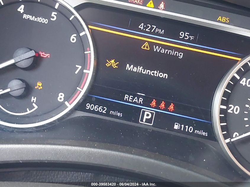 2021 Nissan Sentra Sr Xtronic Cvt VIN: 3N1AB8DV5MY239996 Lot: 39583420