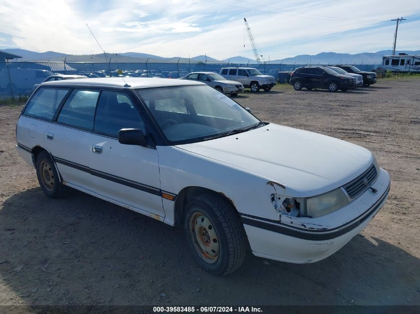 1992 Subaru Legacy L/Hx/Px/Rx VIN: JF2BJ63C4NP905727 Lot: 39583485