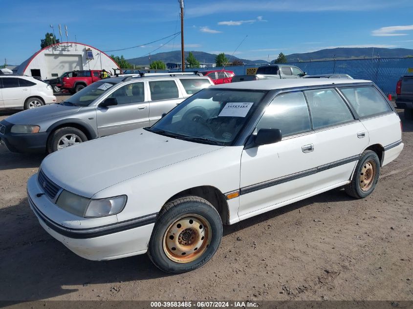 1992 Subaru Legacy L/Hx/Px/Rx VIN: JF2BJ63C4NP905727 Lot: 39583485