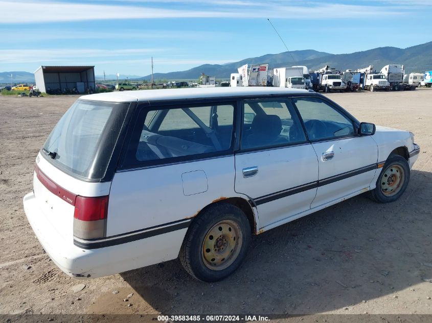 1992 Subaru Legacy L/Hx/Px/Rx VIN: JF2BJ63C4NP905727 Lot: 39583485