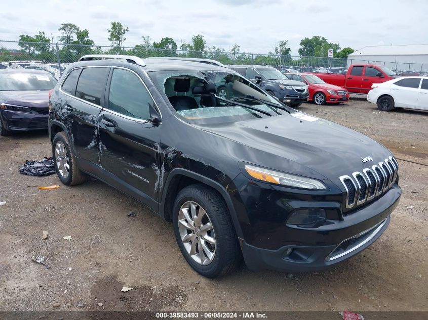 2015 Jeep Cherokee Limited VIN: 1C4PJMDS3FW718596 Lot: 39583493