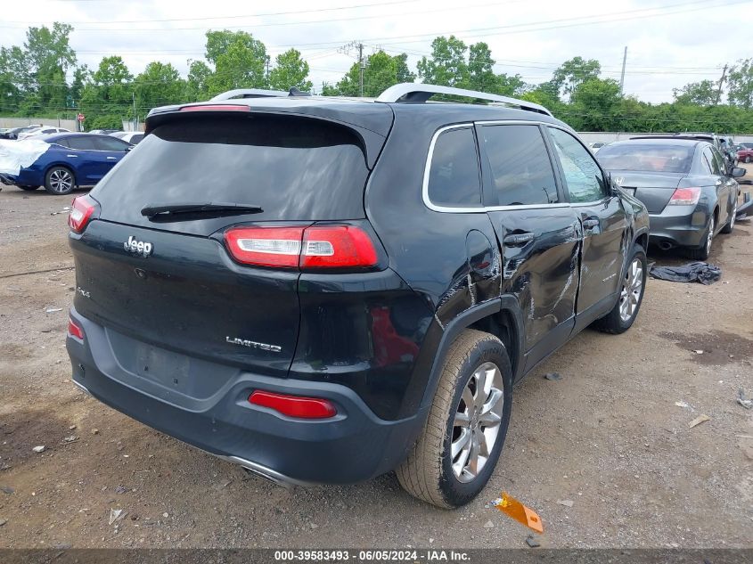 2015 Jeep Cherokee Limited VIN: 1C4PJMDS3FW718596 Lot: 39583493