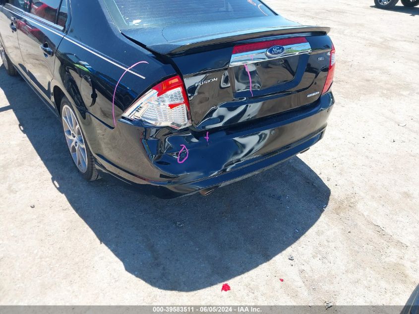 2012 Ford Fusion Sel VIN: 3FAHP0JG8CR130435 Lot: 39583511