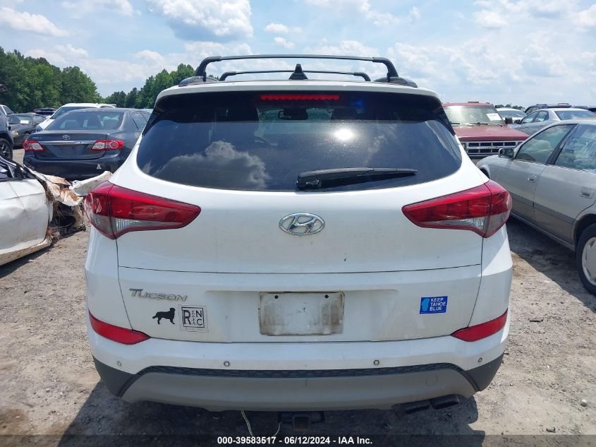 2018 Hyundai Tucson Value VIN: KM8J33A28JU706538 Lot: 39583517