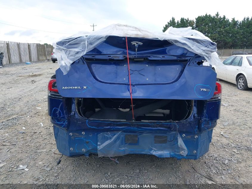 2018 Tesla Model X 100D/75D/P100D VIN: 5YJXCBE21JF140167 Lot: 39583521