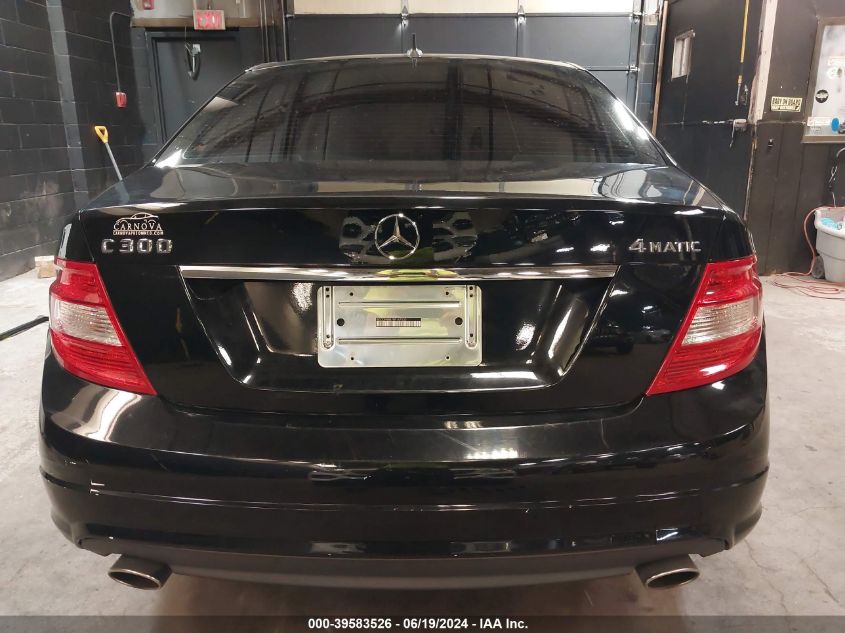 2011 Mercedes-Benz C 300 Luxury 4Matic/Sport 4Matic VIN: WDDGF8BB7BR147530 Lot: 39583526