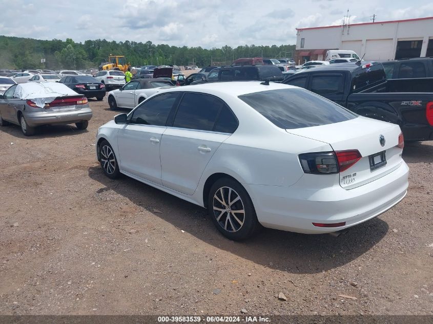 2017 Volkswagen Jetta 1.4T Se VIN: 3VWDB7AJ2HM242421 Lot: 39583539