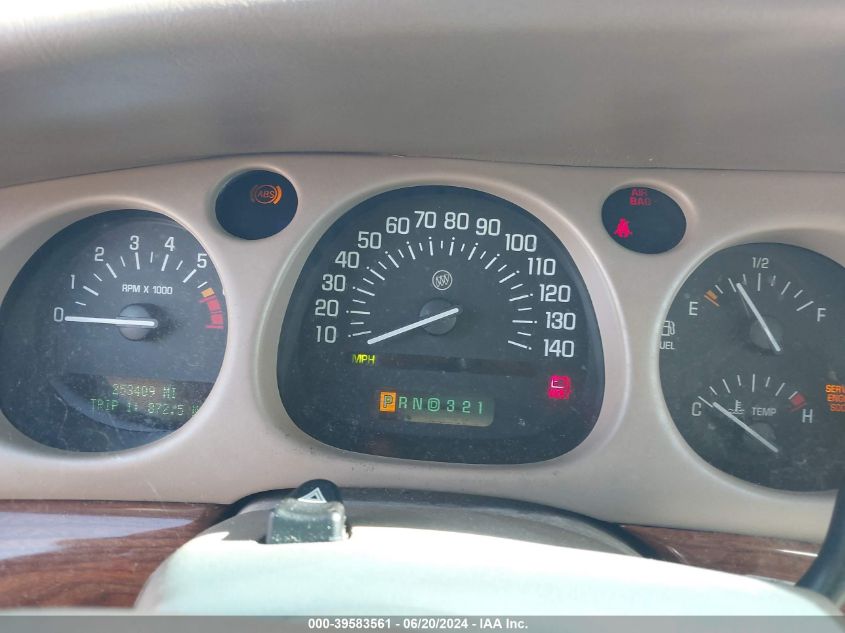 2001 Buick Lesabre Custom VIN: 1G4HP54K714180283 Lot: 39583561