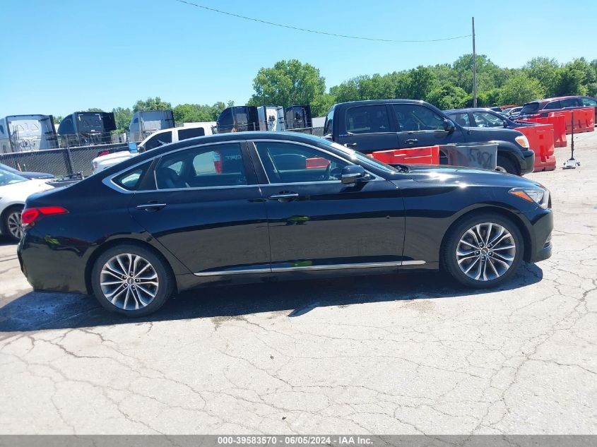 2016 Hyundai Genesis 3.8 VIN: KMHGN4JE8GU132326 Lot: 39583570