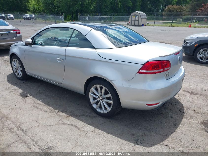 2012 Volkswagen Eos Komfort VIN: WVWBW7AH9CV007539 Lot: 39583587