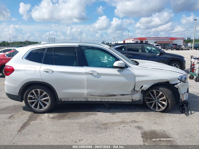 VIN 5UXTR7C57KLF34800 2019 BMW X3 SDRIVE30I