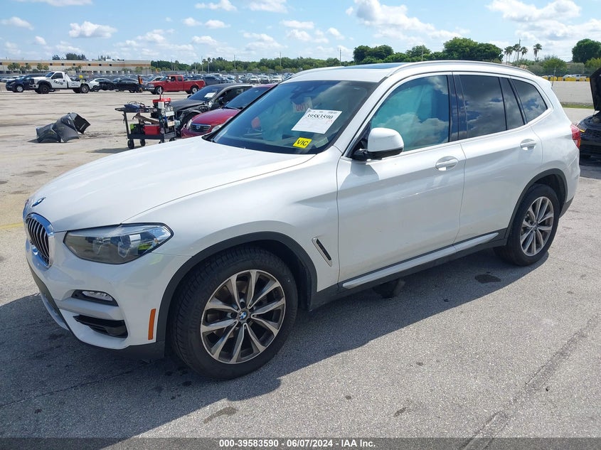 VIN 5UXTR7C57KLF34800 2019 BMW X3 SDRIVE30I
