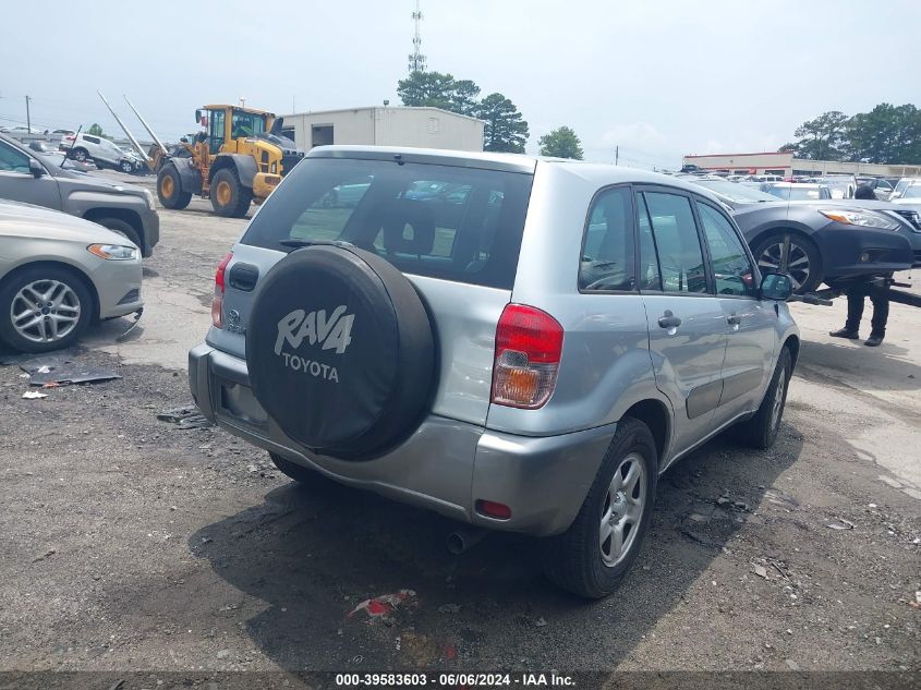 2003 Toyota Rav4 VIN: JTEGH20V030105376 Lot: 39583603