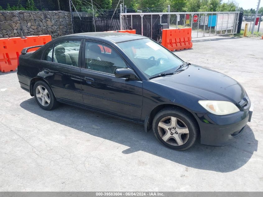 2005 Honda Civic Ex VIN: 2HGES26705H544132 Lot: 39583604