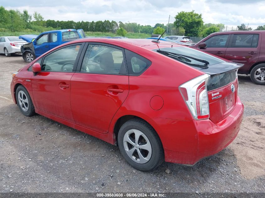 2015 Toyota Prius VIN: JTDKN3DU8F0426522 Lot: 39583608