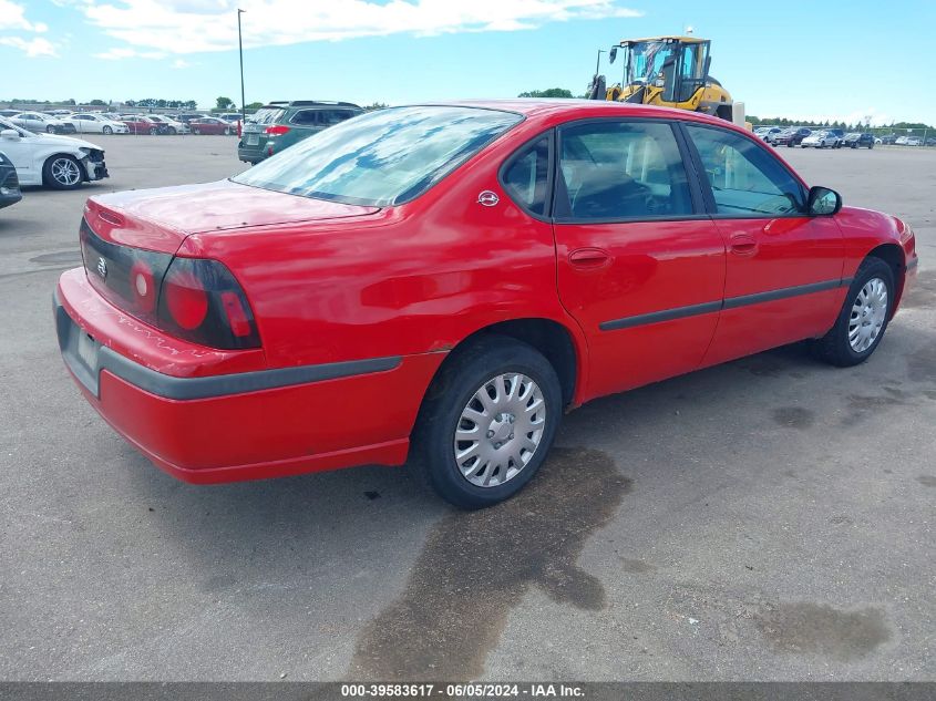 2004 Chevrolet Impala VIN: 2G1WF52E449311773 Lot: 39583617