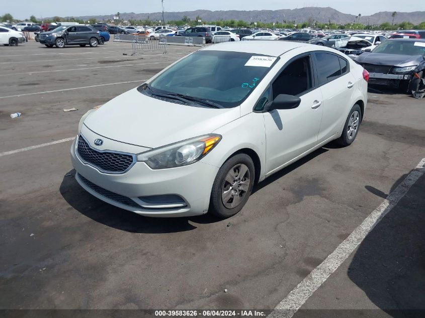 2015 Kia Forte Lx VIN: KNAFK4A67F5416487 Lot: 39583626