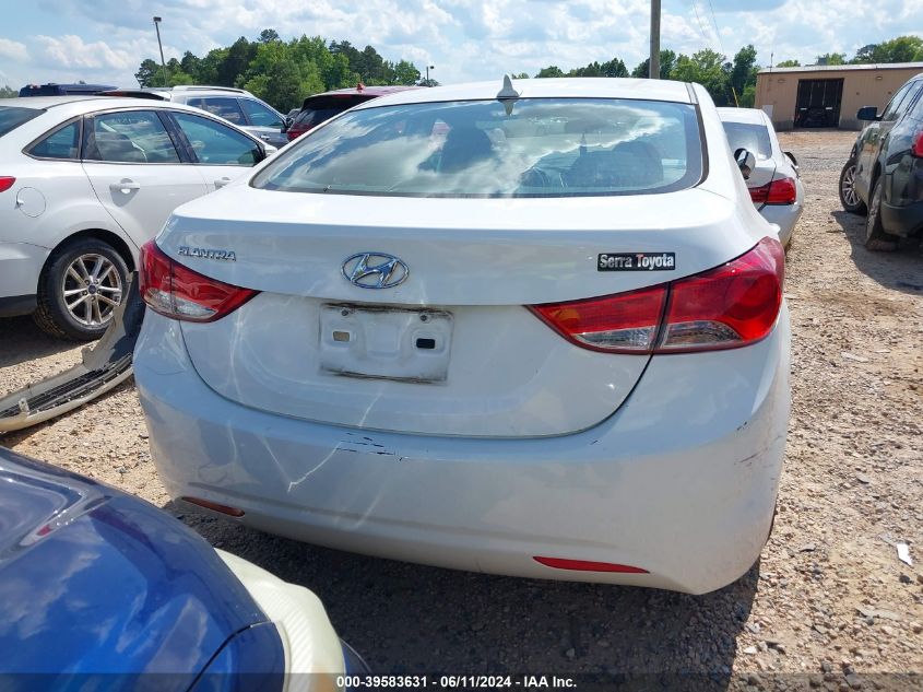 2013 Hyundai Elantra Gls VIN: 5NPDH4AE4DH347139 Lot: 39583631