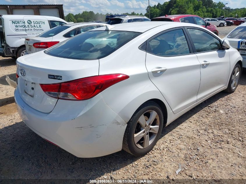 2013 Hyundai Elantra Gls VIN: 5NPDH4AE4DH347139 Lot: 39583631