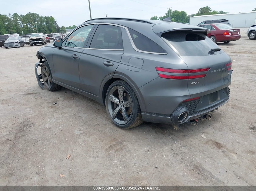 VIN KMUMCDTCXPU110088 2023 GENESIS GV70 3.5T AWD SPORT