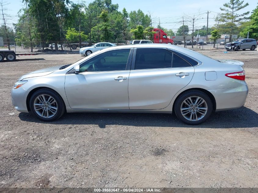 2015 Toyota Camry Se VIN: 4T1BF1FK6FU480130 Lot: 39583647