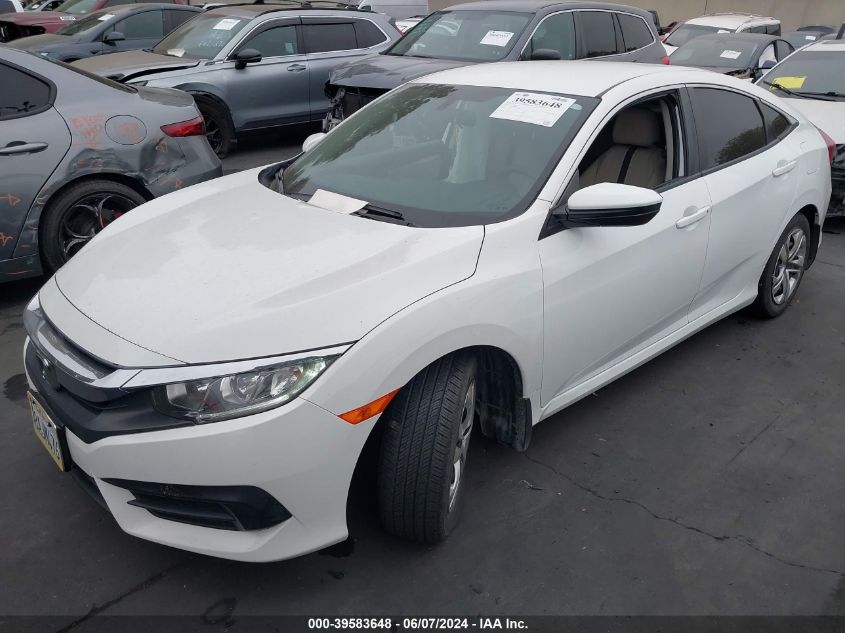 2017 Honda Civic Lx VIN: 2HGFC2F55HH550495 Lot: 39583648